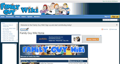 Desktop Screenshot of familyguyfanwiki.com