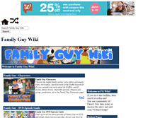 Tablet Screenshot of familyguyfanwiki.com